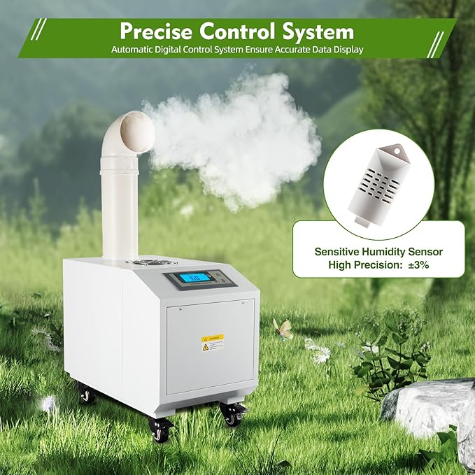 3kg/H Ultrasonic Industrial Humidifier, Commercial Air Humidifier Sprayer - Image 5