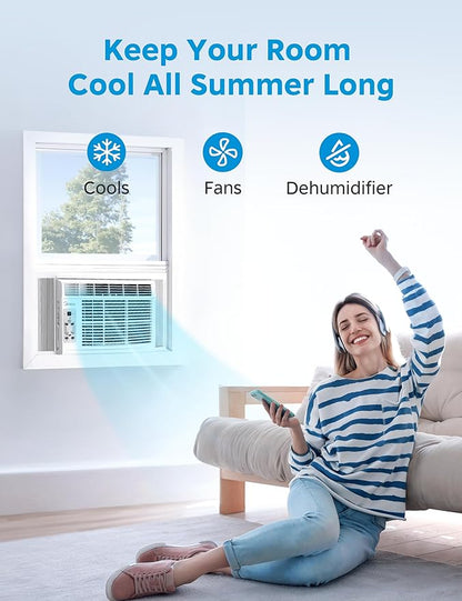 Midea 5, 000 BTU Window Air Conditioner, Cools up to 150 Sq. Ft. - Image 2