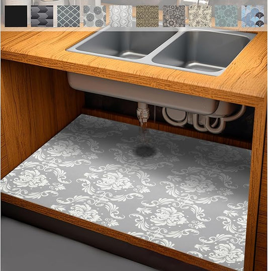 AiBOB Waterproof Under Sink Mat, Absorbent Quick Dry Sink Liners Protect by AiBOBGoodValueChairmatforFloorProtection