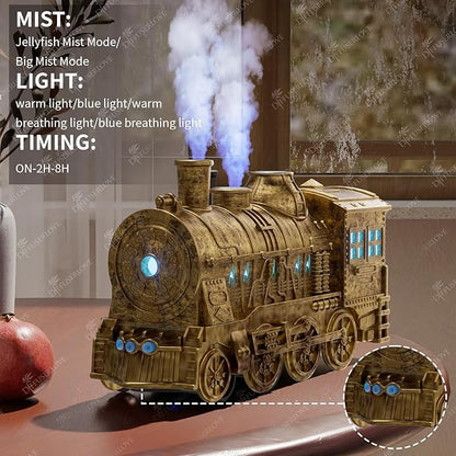 Diffuserlove Essential Oil Diffuser 300ML Train Cool Mist Humidifier Quiet - Image 6