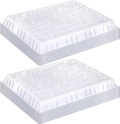 20 Pack Clear Plastic Humidity Domes by CroBlissful