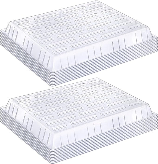 20 Pack Clear Plastic Humidity Domes by CroBlissful