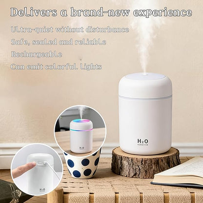 300ml USB Cool Mist Small Humidifier - Image 5