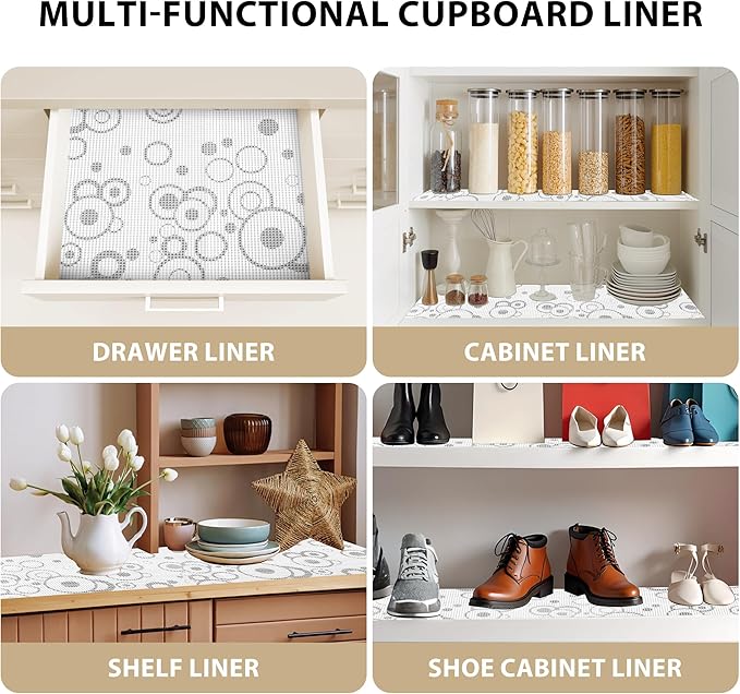 Shelf Liners for Cabinets-Drawer Liner Cabinet Liners for Shelves Kitchen - Image 5
