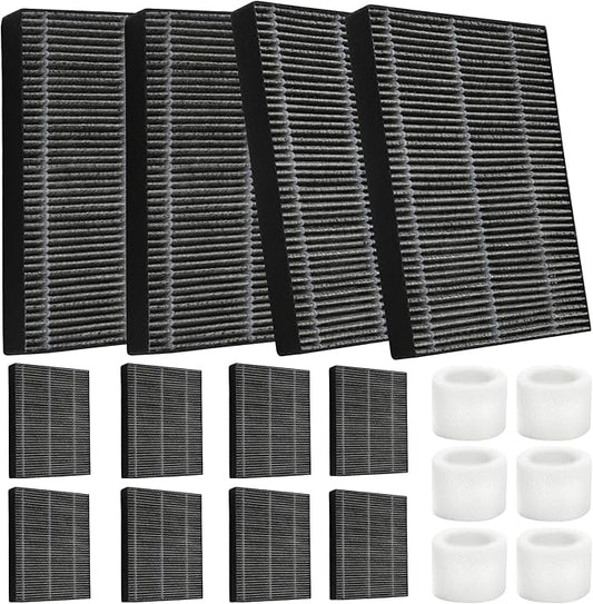 DerBlue 12pcs Wick Replacement Filter and 6pcs Top Fill Humidifier Replacement by HOME