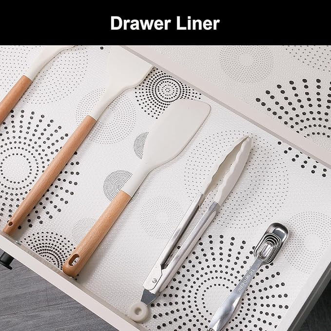 Cooyes Shelf and Drawer Liner for Kitchen Cabinets – Non-Adhesive, Waterproof - Image 4