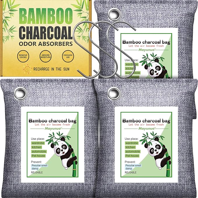 Activated Charcoal Odor Absorber by Mayunuo