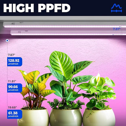 Barrina T5 Grow Lights for Indoor Plants, Full Spectrum, 4ft 160W, LED Grow - Image 3