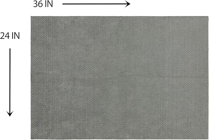 Mohawk Home Pet Play Pen Moisture Barrier Mat Utility Solid Gray 2' X 3' Other - Image 2