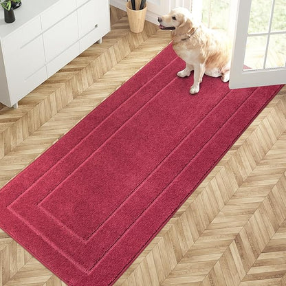 PURRUGS Dirt Trapping Door Mat 32" x 70", Non-Slip/Skid Machine Washable by PURRUGS