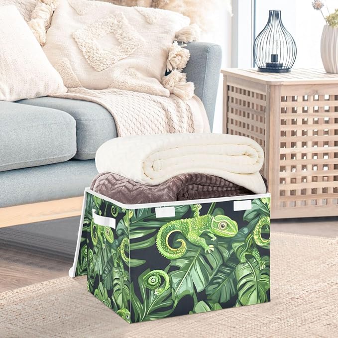 xigua Green Chameleons Storage Bins - Image 5
