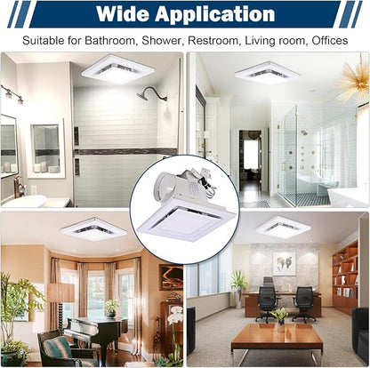 FEITON Square Bathroom Exhaust Fan - Image 7