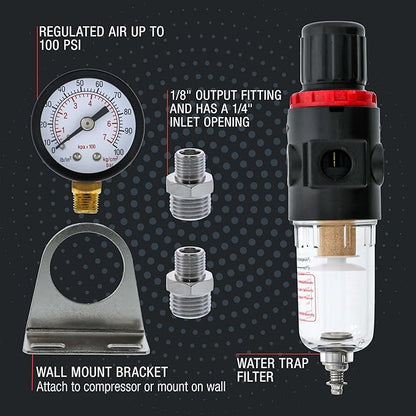 Master Airbrush True Diaphragm Airbrush Pressure Regulator - Image 3