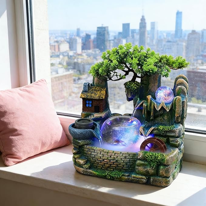 Tabletop Waterfall Fountain Humidifier - Image 4
