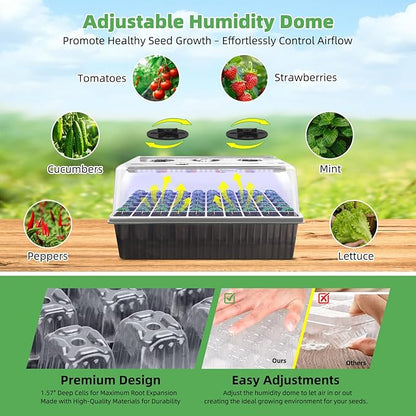 120-Cell Self-Watering Seed Starter Tray - Image 5