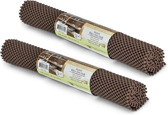 SteadMax Shelf Liner, 15 inches x 6 feet Total, Non-Slip Ultra-Grip Mats by Steadmax