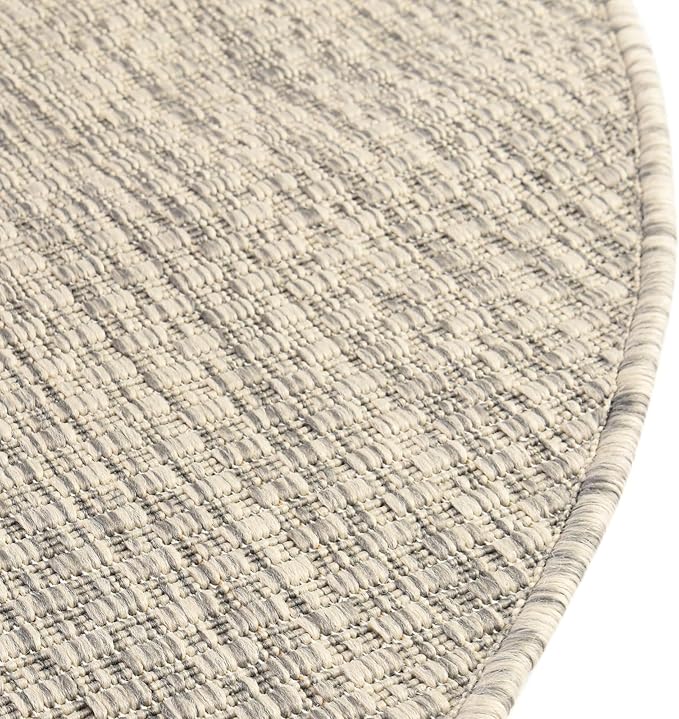 Unique Loom Collection Casual Transitional Solid Heathered Indoor/Outdoor - Image 10