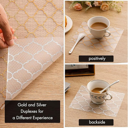 Cooyes Shelf and Drawer Liners for Kitchen Cabinets, Non Adhesive Cabinet Liner - Image 3