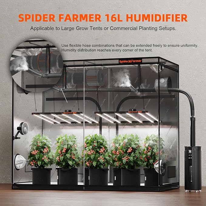 Spider Farmer 16L/4.2Gal Humidifier 1400ML/H Output - Image 2
