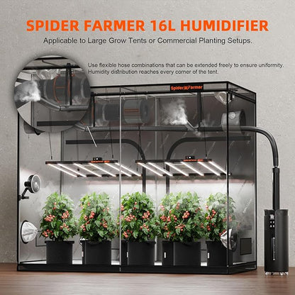 Spider Farmer 16L/4.2Gal Humidifier 1400ML/H Output - Image 2