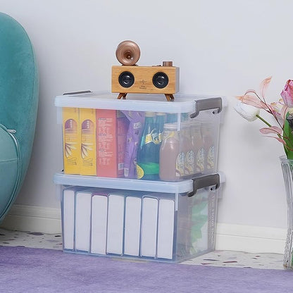 Citylife 22.2 Qt. Plastic Storage Bins - Image 5