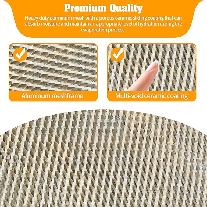 2Pack 35 Water Panel Humidifier Replacement Filter Made of Aluminum Mesh - Image 5