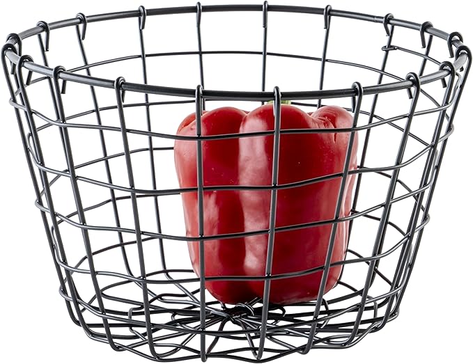 G.E.T. Round Heavy-Duty Iron Wire Utility Storage Basket by Unknown