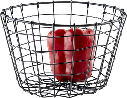 G.E.T. Round Heavy-Duty Iron Wire Utility Storage Basket by Unknown