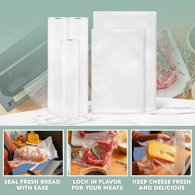 Avid Armor Vacuum Sealer Bags & Rolls – Heavy Duty, Pre-Cut & Custom-Sized - Image 6