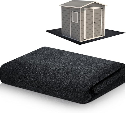Haull Outdoor Storage Shed Floor Mat Waterproof Outdoor Carport Mat Thickened by Kedauud