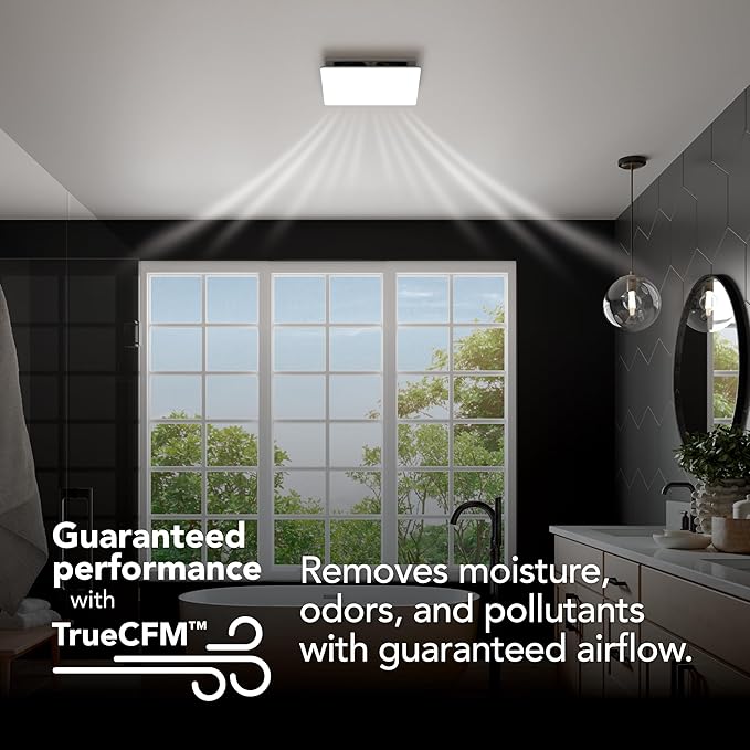EVOLVE Premium Bathroom Exhaust Fan w/Continuous Run, 110-130-150 Selectable CFM - Image 5