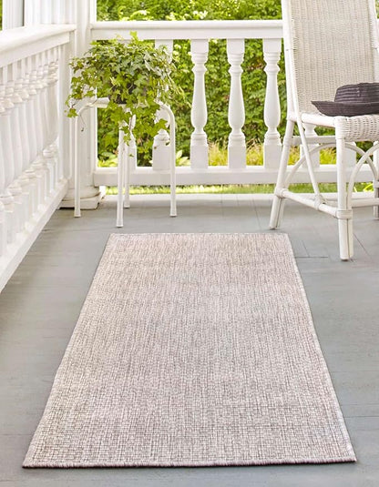 Unique Loom Collection Casual Transitional Solid Heathered Indoor/Outdoor - Image 4