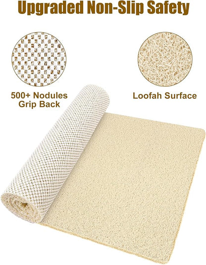 Extra Large Shower Mat, Yonala 31.5 x 47.2 Inch Non Slip Shower Mats - Image 3