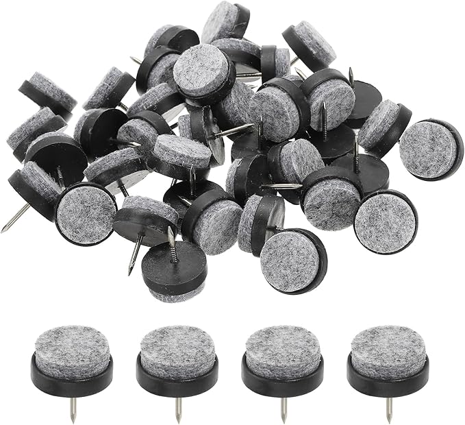 PATIKIL 22 mm Nail-on Felt Pads by PATIKIL