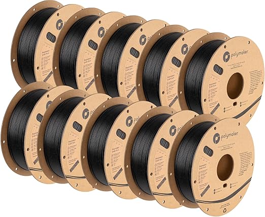 Polymaker Draft PLA 1.75mm 3D Printer Filament, Neatly Wound Cardboard Spool by Polymaker