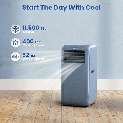 TOSOT 11, 500 BTU Portable Air Conditioner WiFi Control, 3-in-1 Portable AC - Image 2
