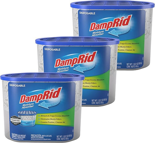 DampRid Fragrance Free Disposable Moisture Absorber by DampRid