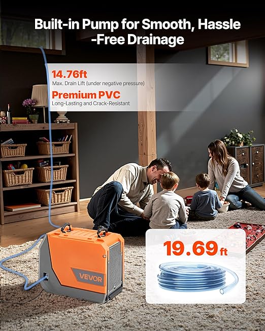 VEVOR 180 Pints Commercial Dehumidifier - Image 5