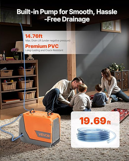 VEVOR 180 Pints Commercial Dehumidifier - Image 5