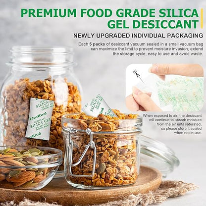 2 Gram Food Grade Silica Gel Packets, Moisture Absorbers - Image 2