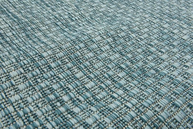 Unique Loom Collection Casual Transitional Solid Heathered Indoor/Outdoor - Image 7