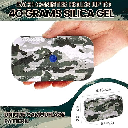 5 Packs Gun Safe Dehumidifier 40 Gram Reusable Indicating Silica Gel Desiccant - Image 4