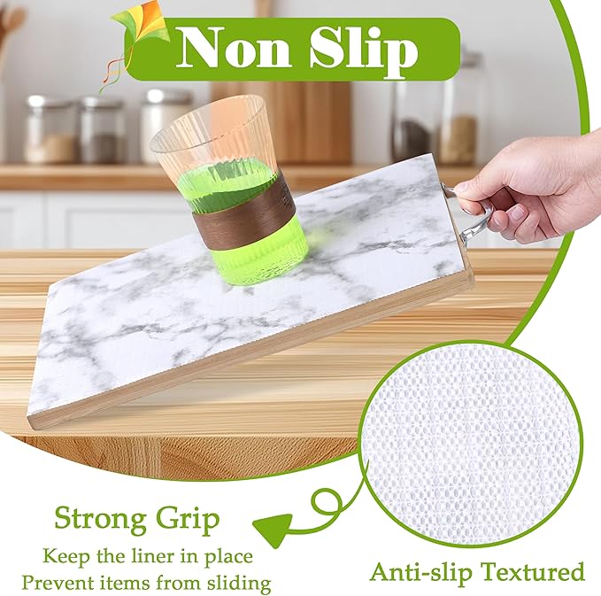 Cabinet Shelf Liner 18 Inch Wide X 20 Ft Cabinet Drawer Liners Non-Adhesive - Image 3