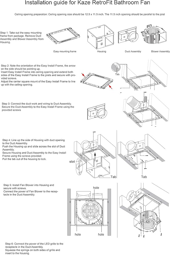 SEP120EZ | 120 CFM | 0.3 Sone | EZ Install No Attic Access Required | Energy - Image 3