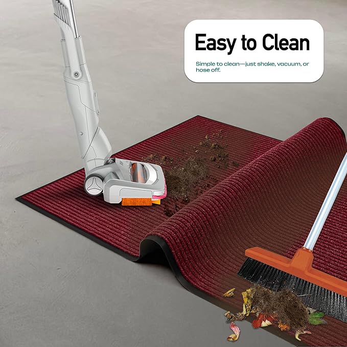 MaxMat® Extra Large Commercial Door Mat, Rubber Border Heavy Duty Door Mat - Image 6