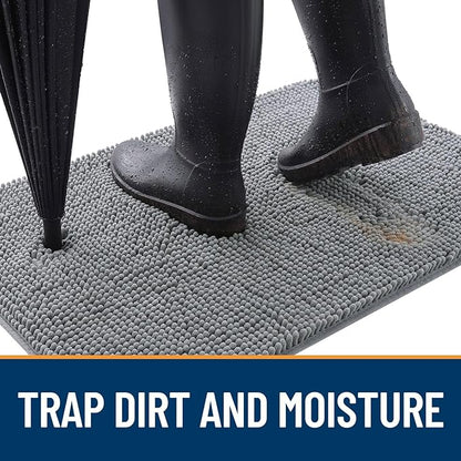 OLANLY Dog Door Mat for Muddy Paws 32x20, Absorbs Moisture and Dirt, Absorbent - Image 2