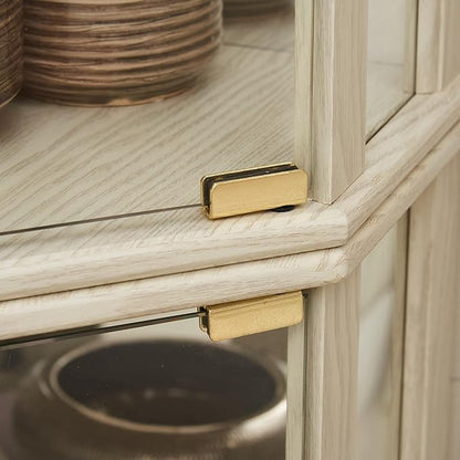 Elegant Corner Curio Cabinet - Image 8