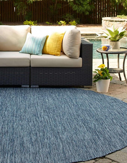 Unique Loom Outdoor Solid Collection Area Rug - Image 3