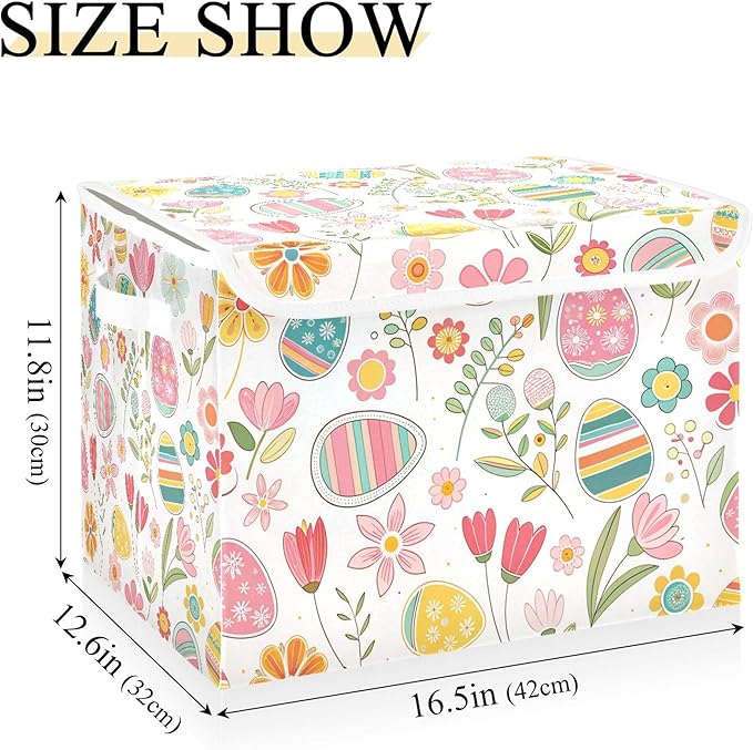xigua Easter Flower Eggs Storage Bins - Image 3