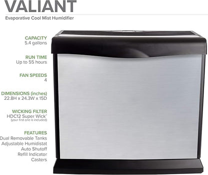 AIRCARE Valiant Digital Whole-House Console-Style Evaporative Humidifier - Image 2
